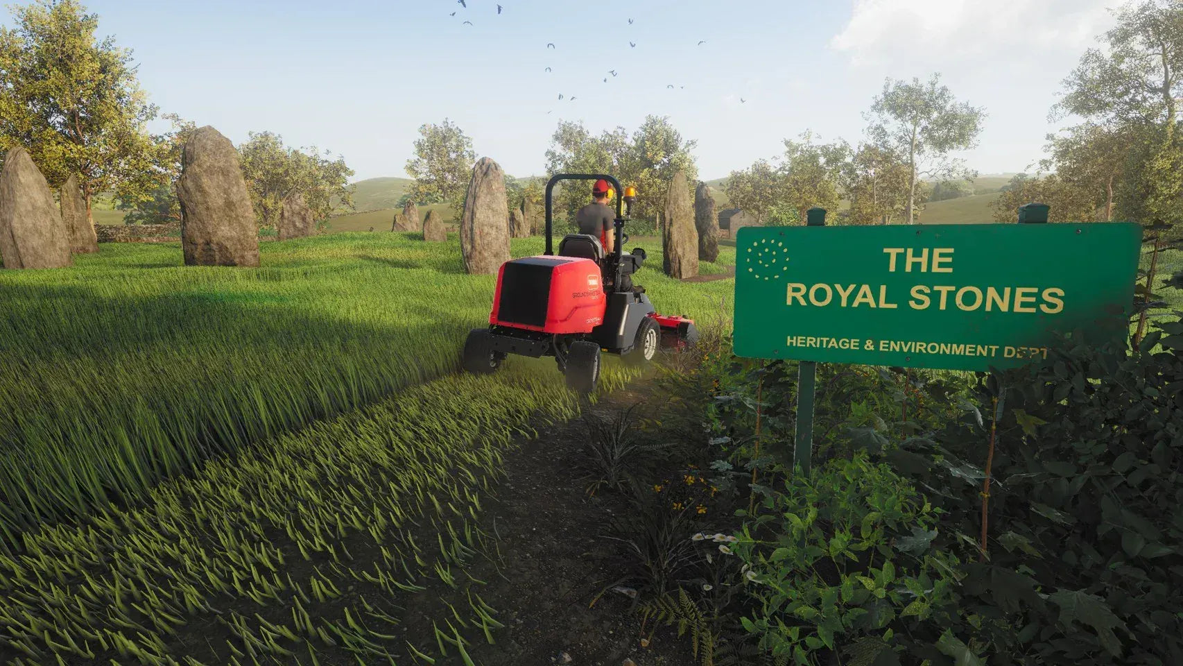 GameRaid Video Game Lawn Mowing Simulator Landmark Edition PS4