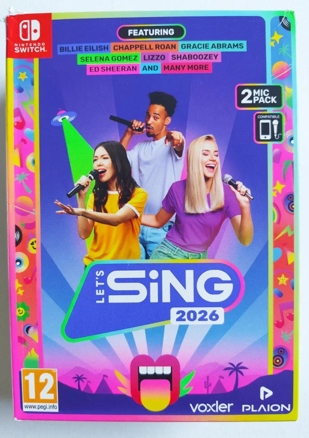 GameRaid Video Game Let’s Sing 2026 – 2-Mic Edition (Nintendo Switch) BOX DAMAGED