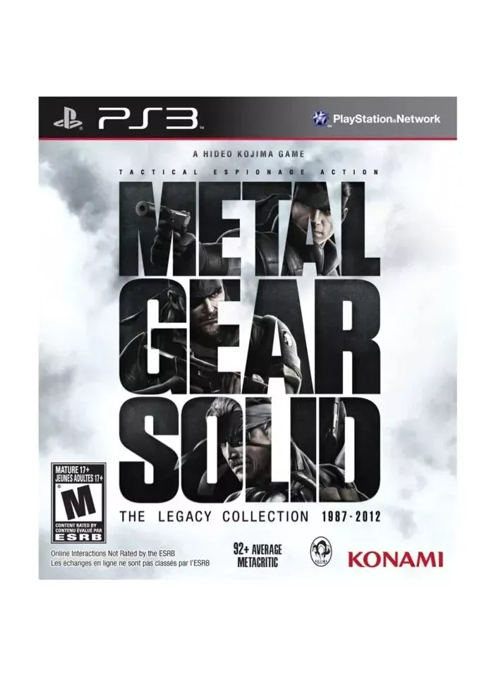 GameRaid Video Game Metal Gear Solid: Legacy Collection PS3