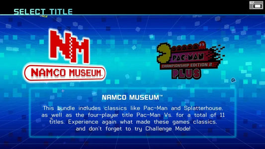 GameRaid Video Game Namco Museum Arcade Pac Nintendo Switch