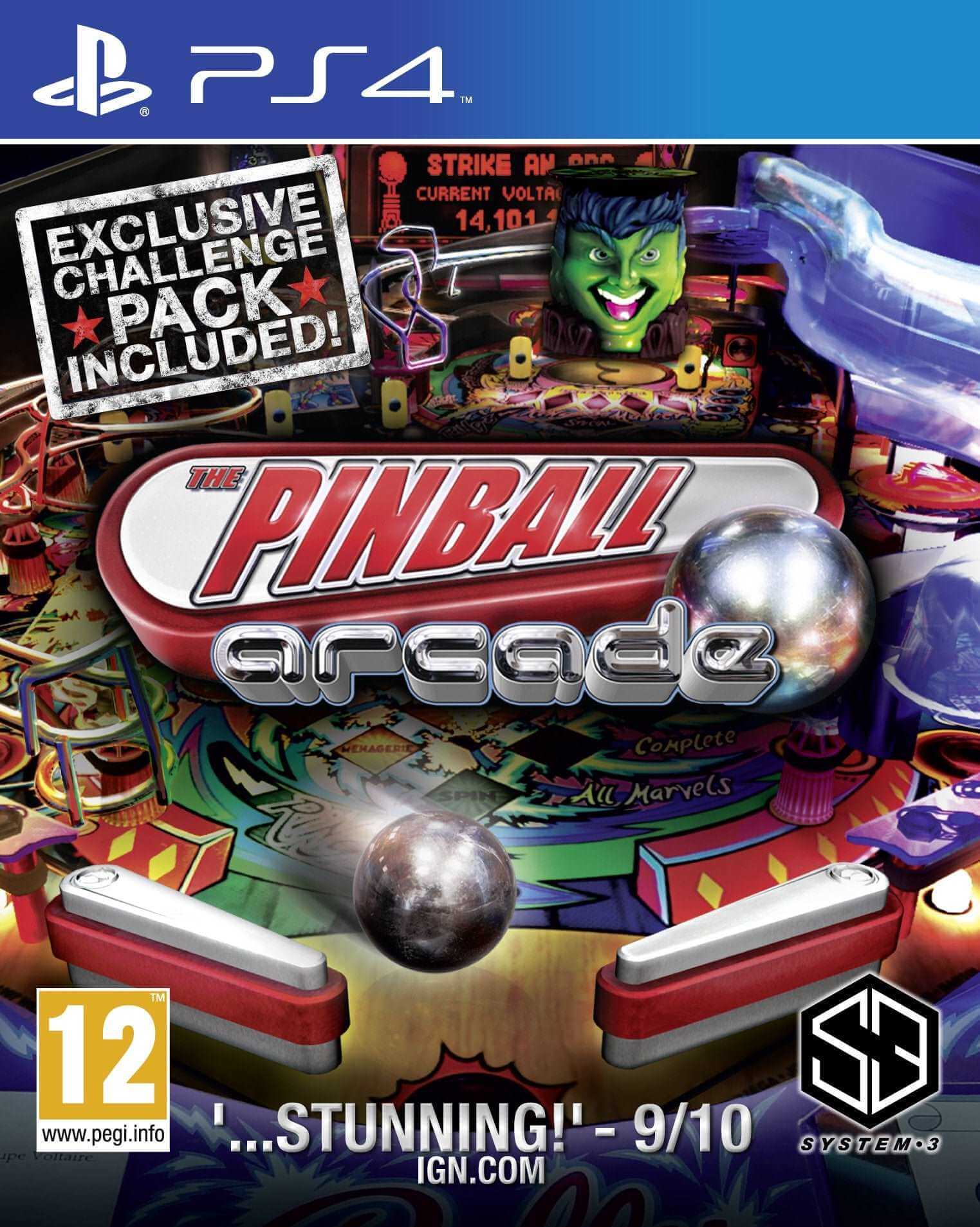 GameRaid Video Game Pinball Arcade PS4