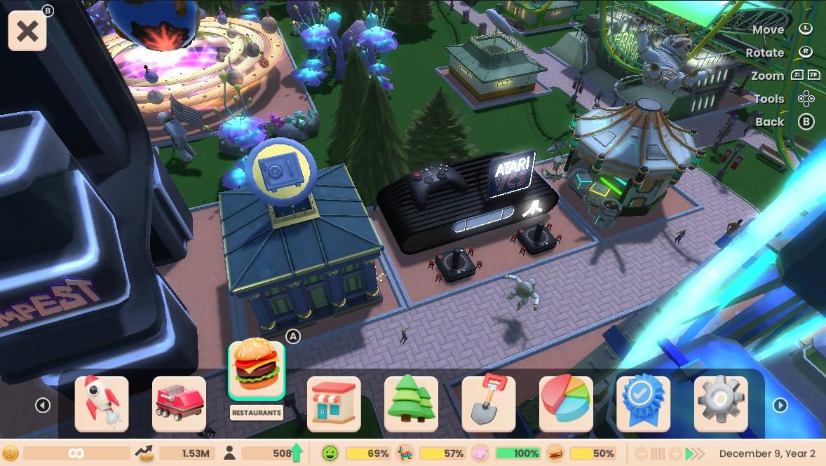 GameRaid Video Game RollerCoaster Tycoon Adventures Deluxe PS4
