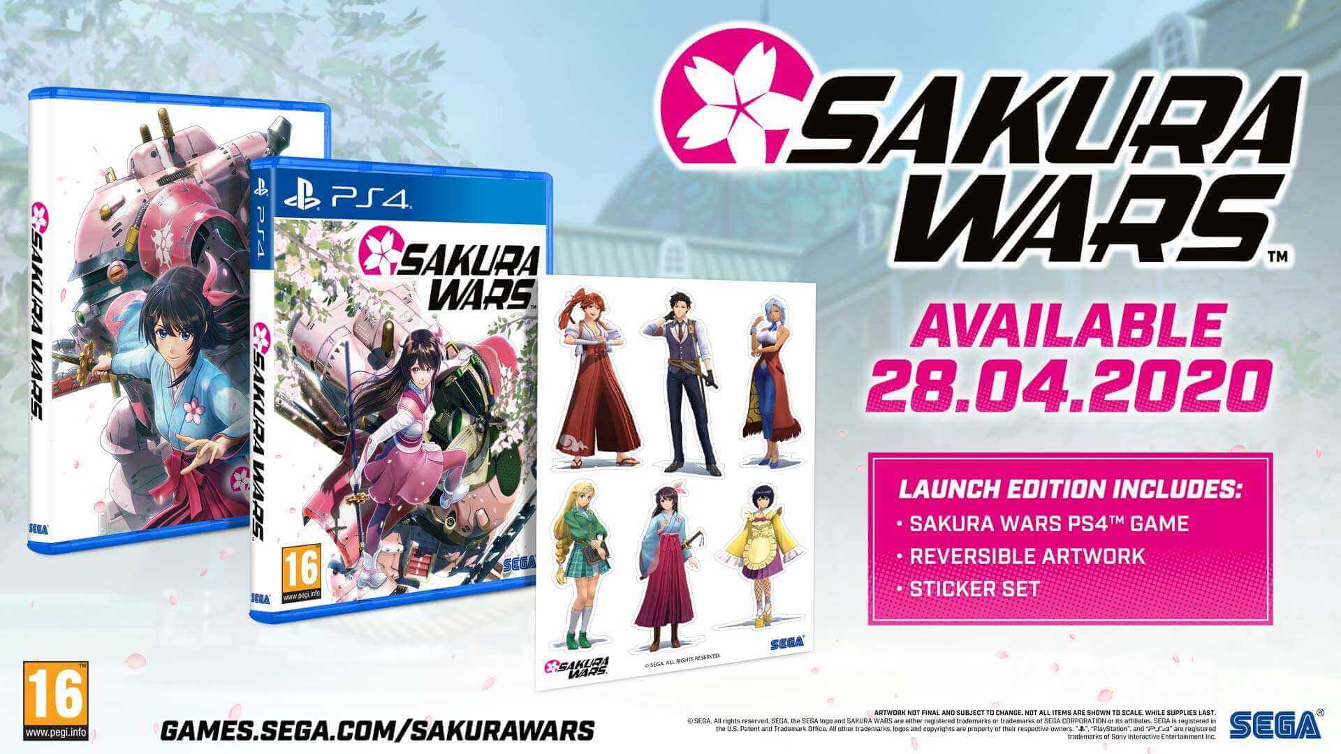 GameRaid Video Game Sakura Wars Launch Edition PS4
