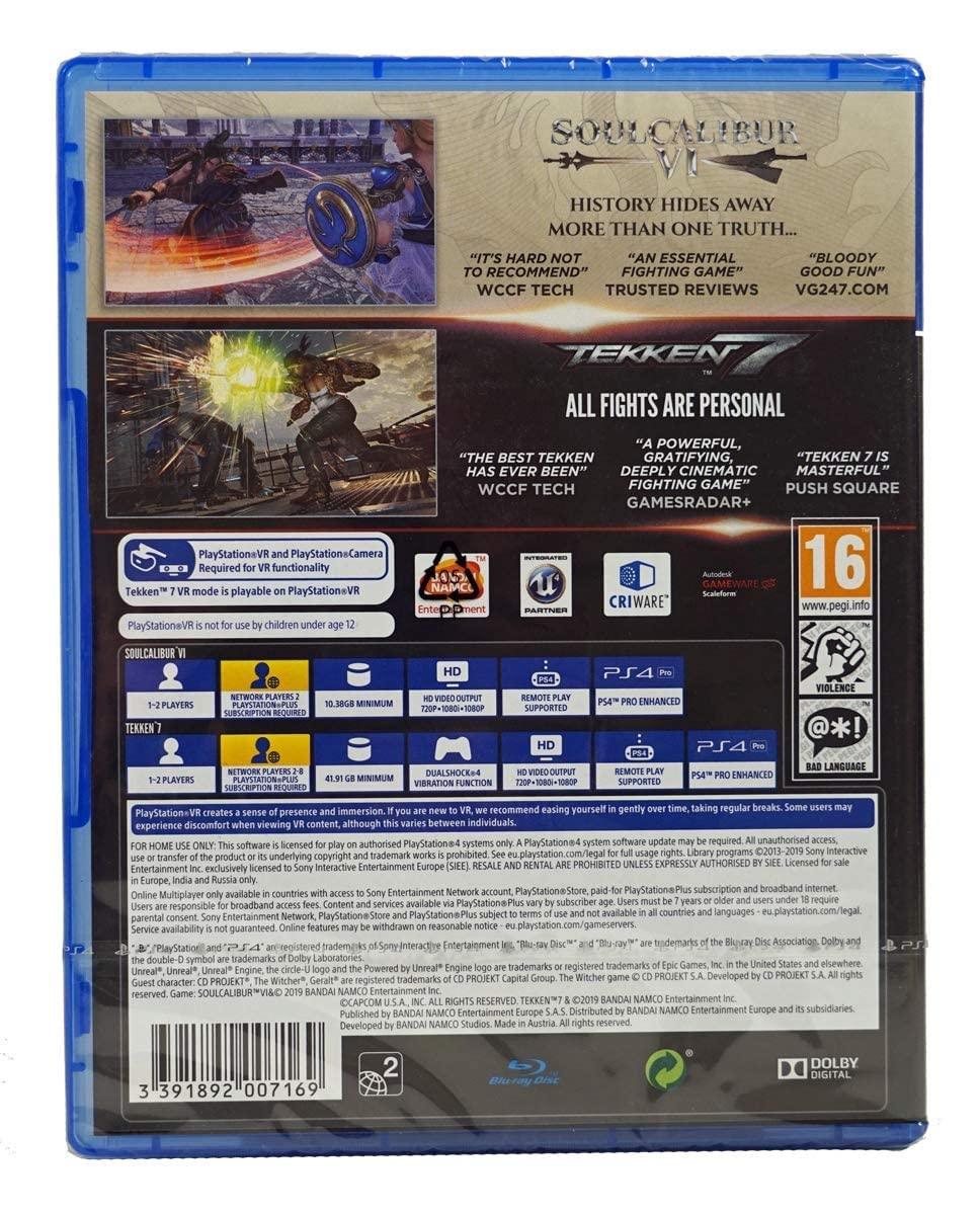 GameRaid Video Game Tekken 7 & SOUL Calibur VI Double Pack PS4