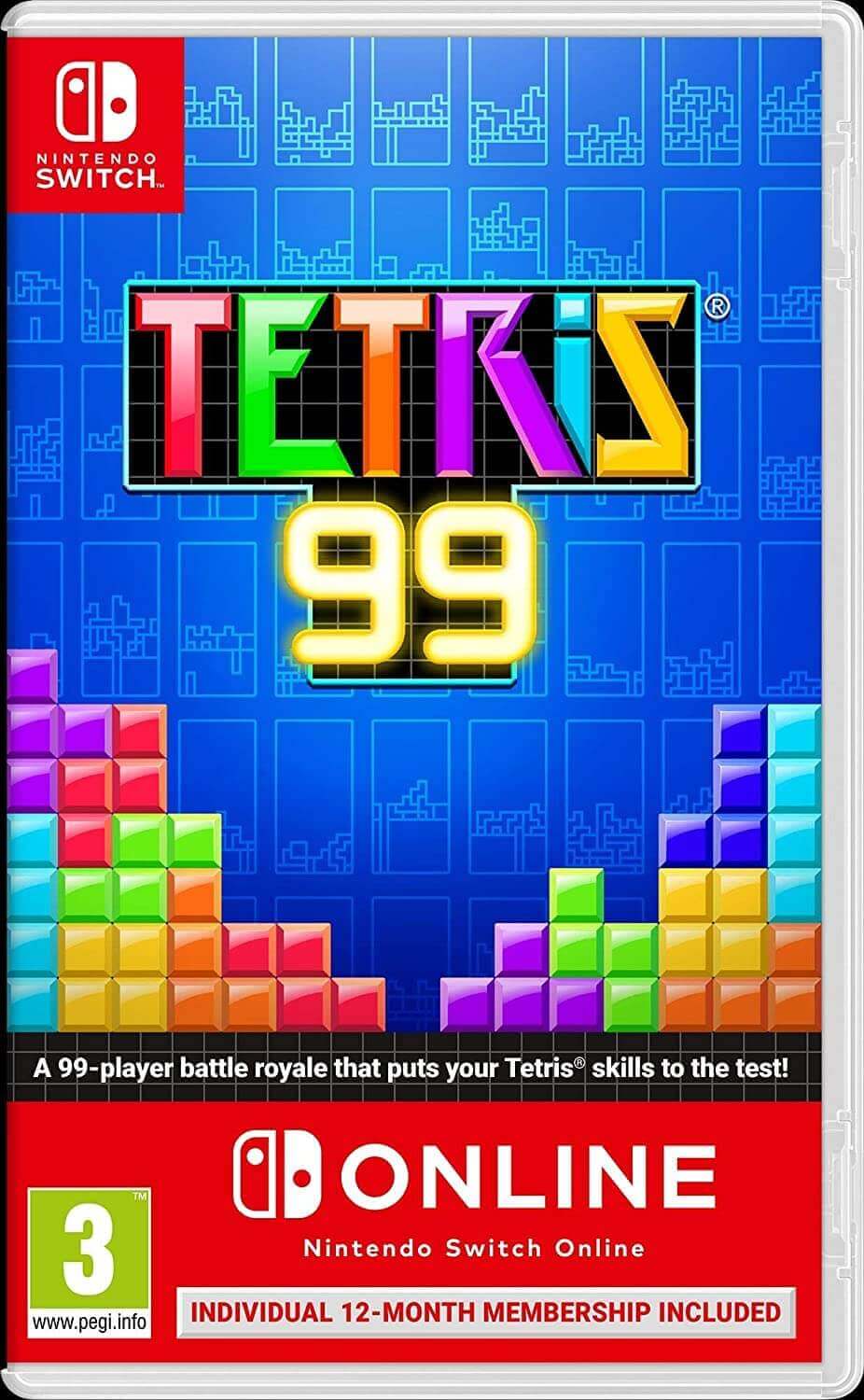 GameRaid Video Game Tetris 99 + NSO Nintendo Switch