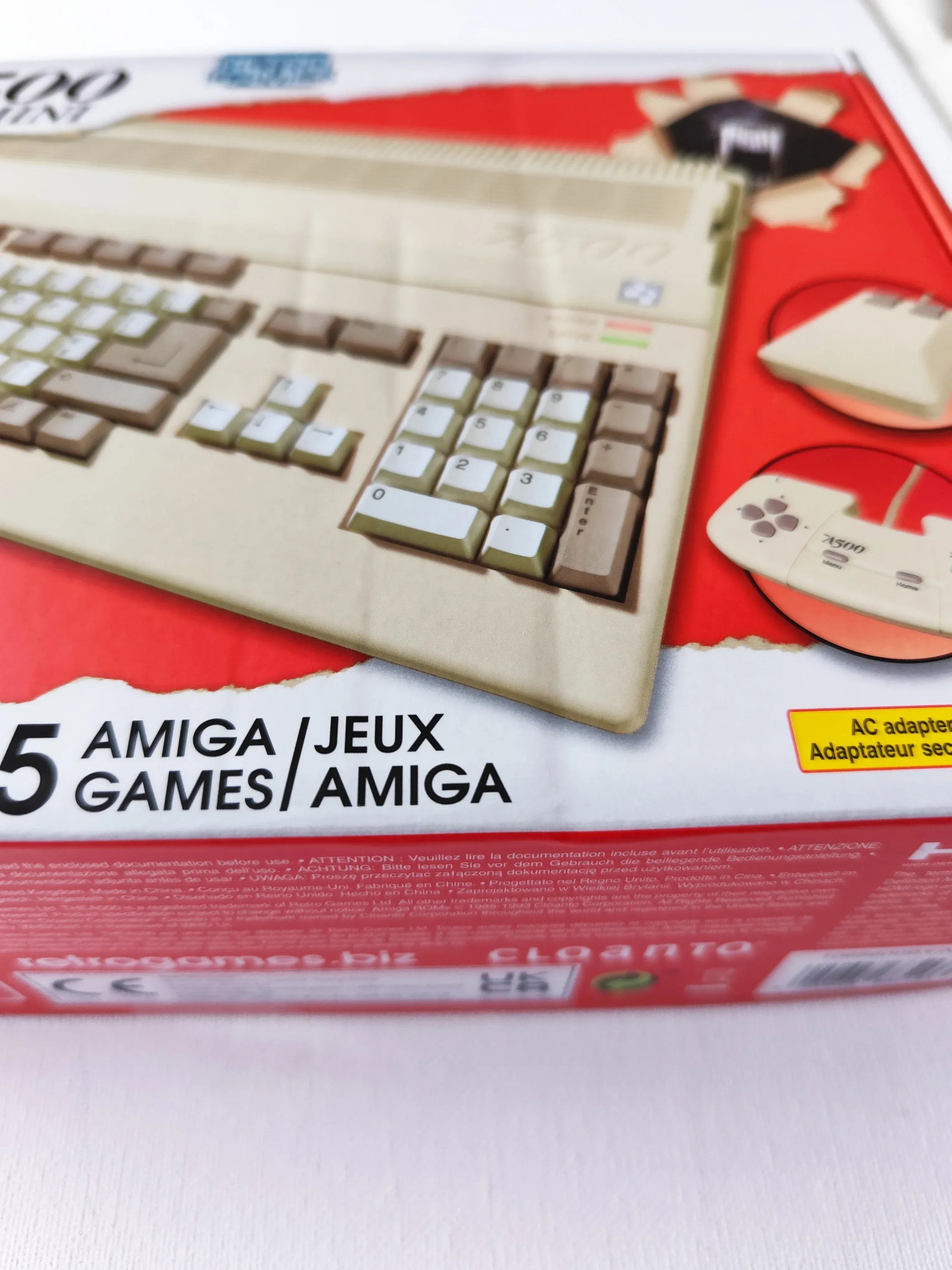 GameRaid Video Game The A500 Mini Amiga 25 classic Games