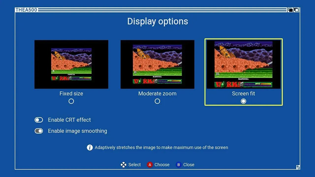 GameRaid Video Game The A500 Mini Amiga 25 classic Games