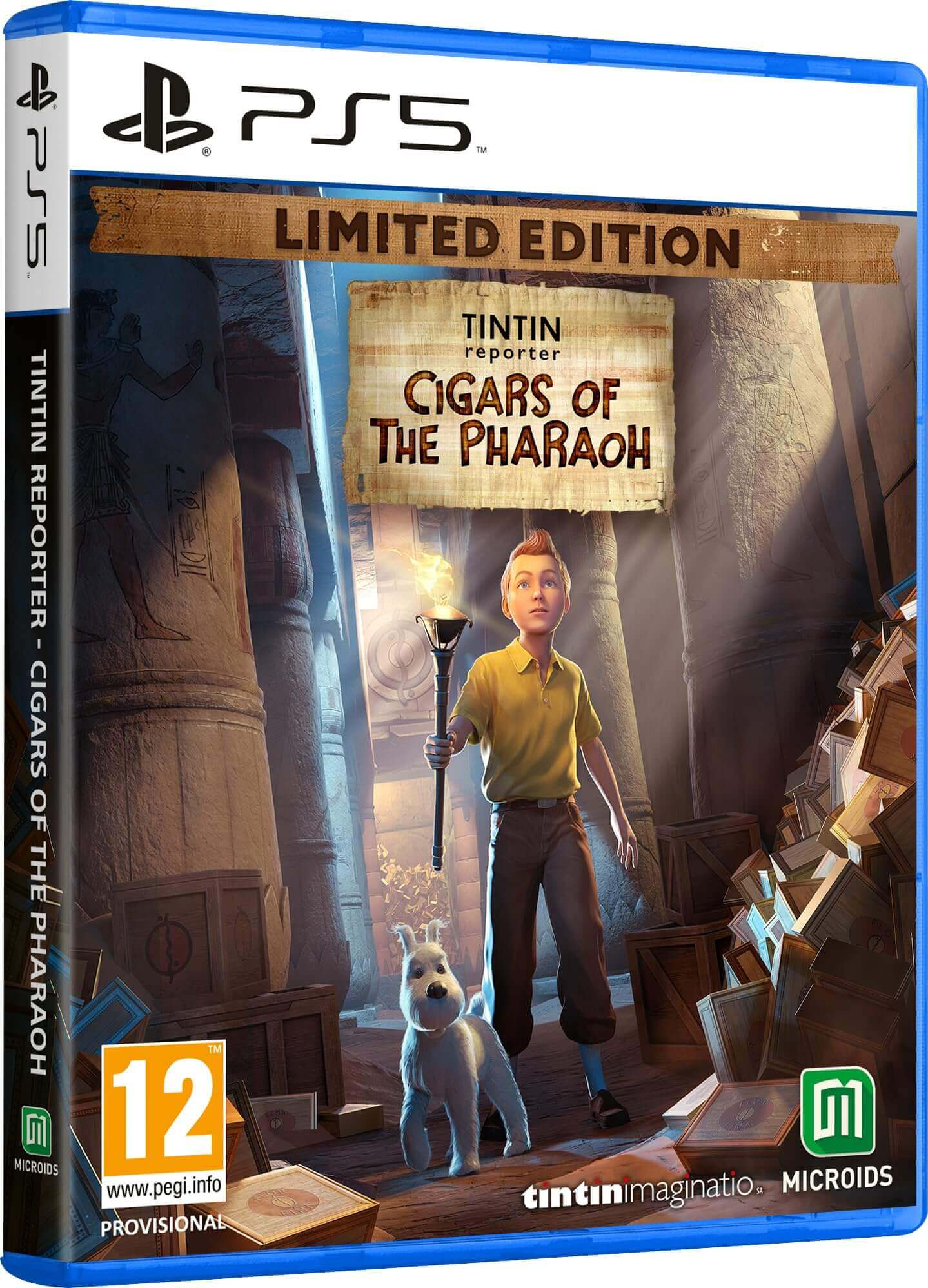 GameRaid Video Game Tintin Reporter Cigars of the Pharaoh Limited Edition PS5