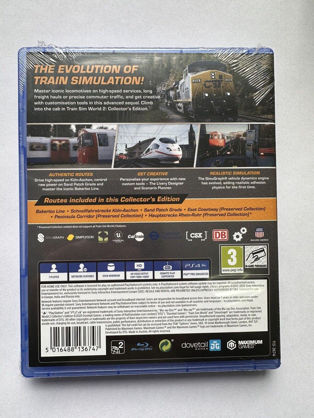 GameRaid Video Game Train Sim World 2 Collector's Edition PS4