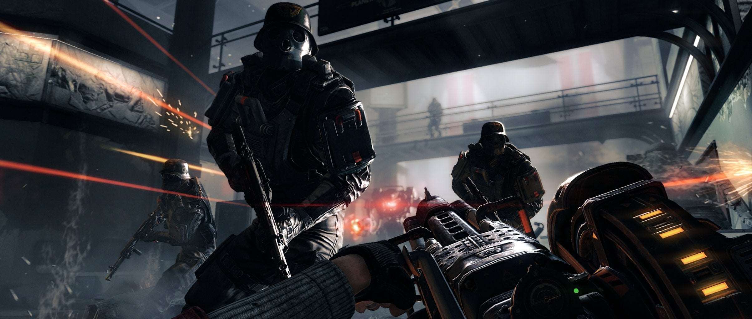 GameRaid Video Game Wolfenstein The New Order and The Old Blood Double Pack PS4