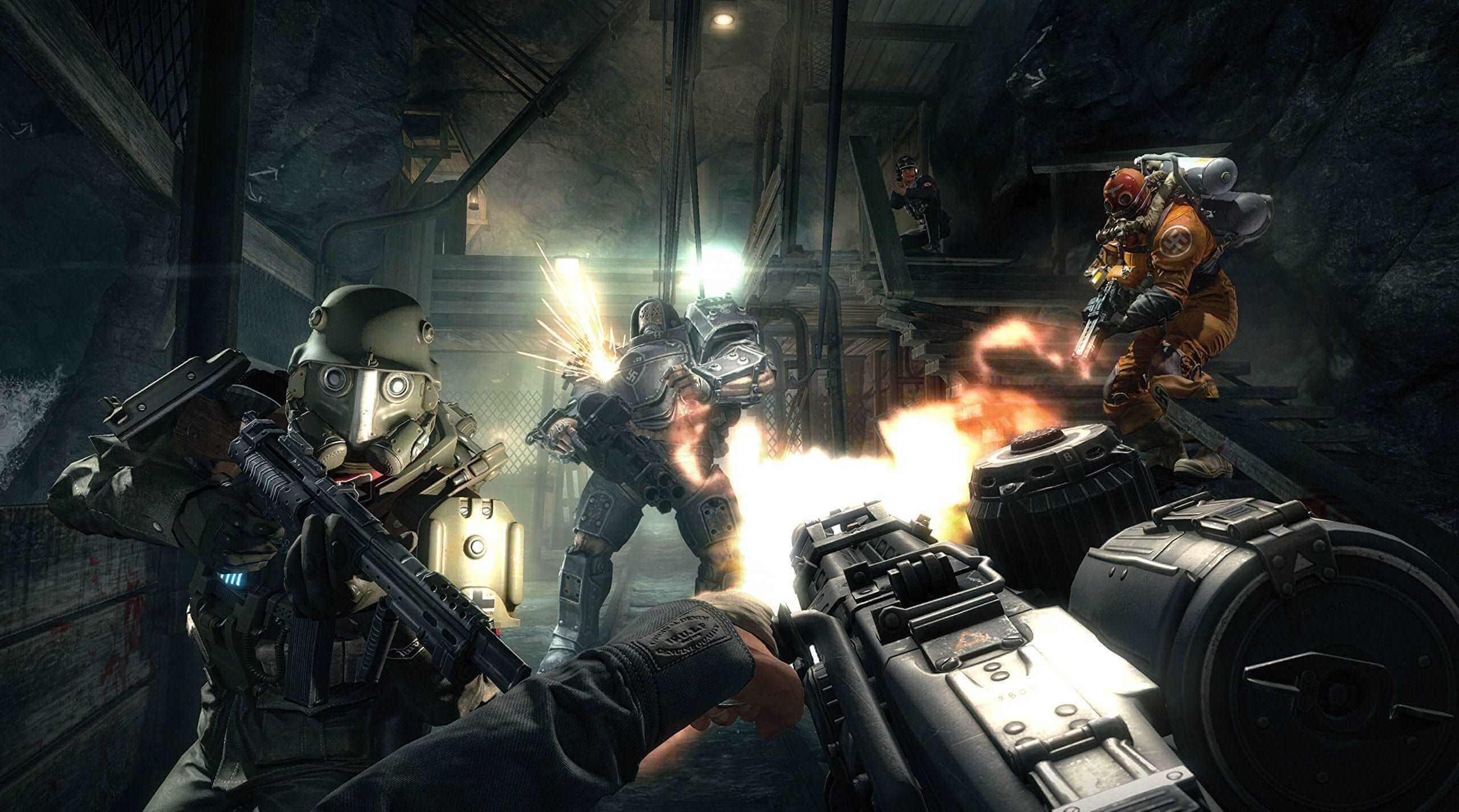 GameRaid Video Game Wolfenstein The New Order and The Old Blood Double Pack PS4
