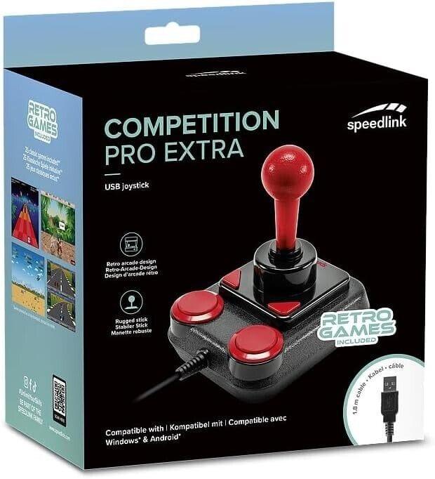 GameRaid Video Games SPEEDLINK SL-650212-BKRD Competition PRO Extra USB Joystick