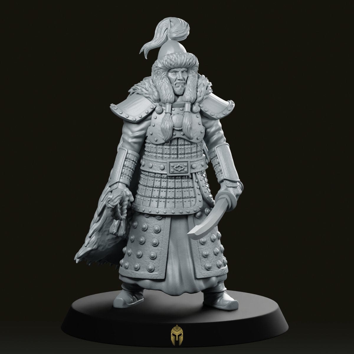 We Print Miniatures Fantasy Genghis Khan 1 Historical Miniature