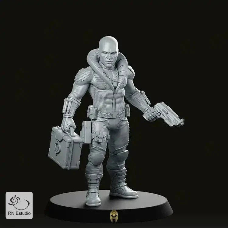 We Print Miniatures Fantasy Gi Jim: Destro Rpg Miniature