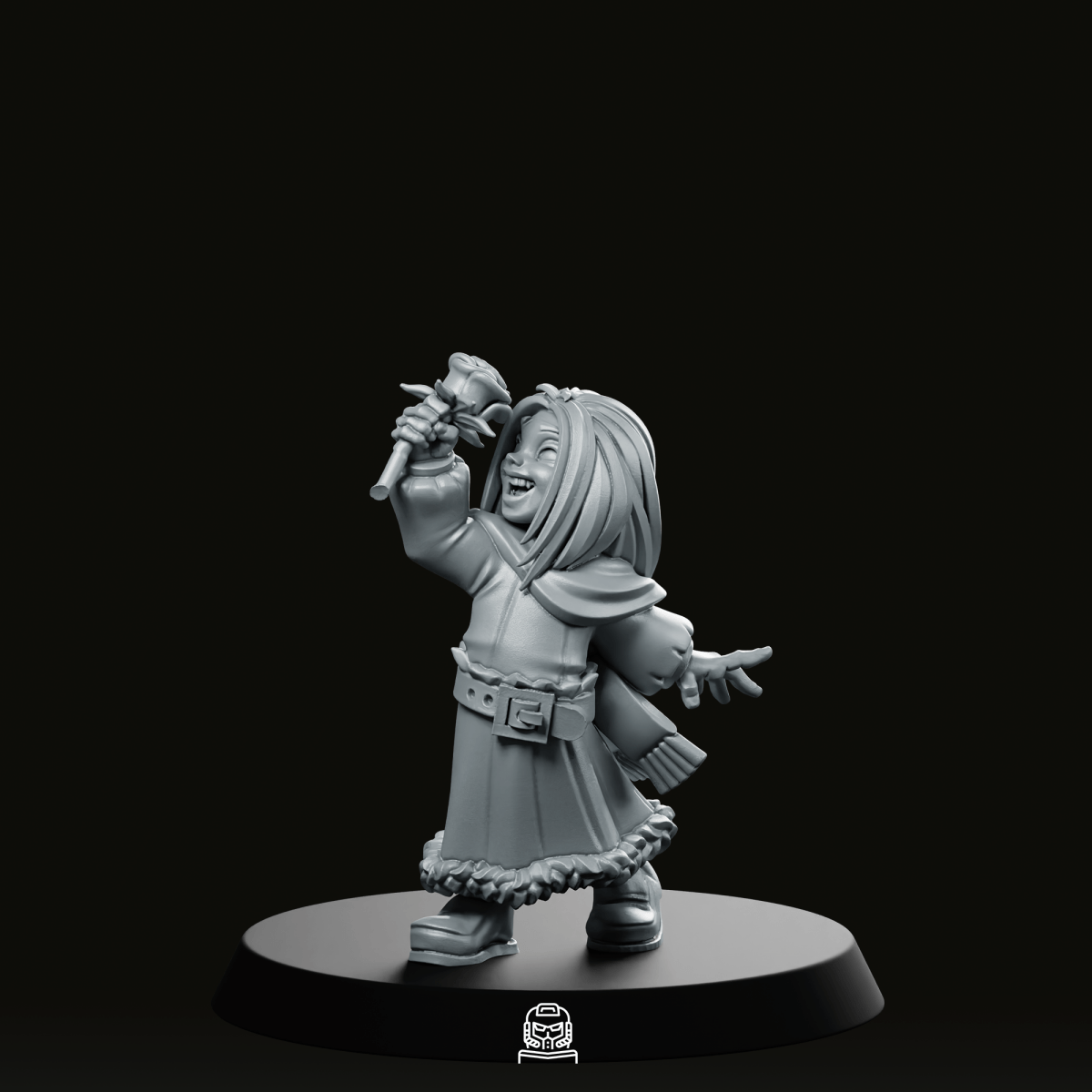 We Print Miniatures Fantasy Girl Flower Miniature