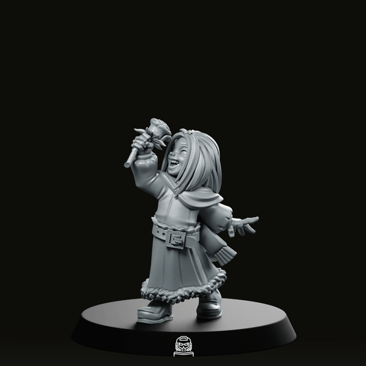 We Print Miniatures Fantasy Girl Flower Miniature