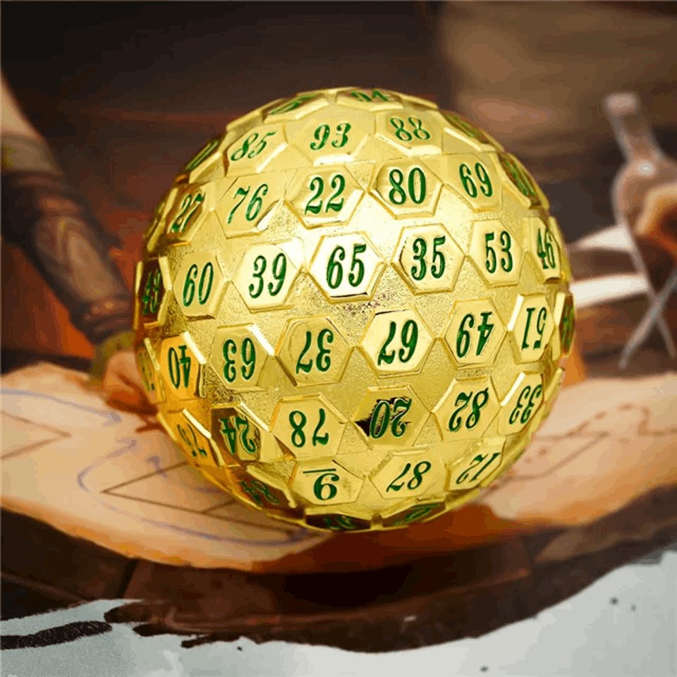 Golden Oracle | 45mm D100 | Metal - DICE
