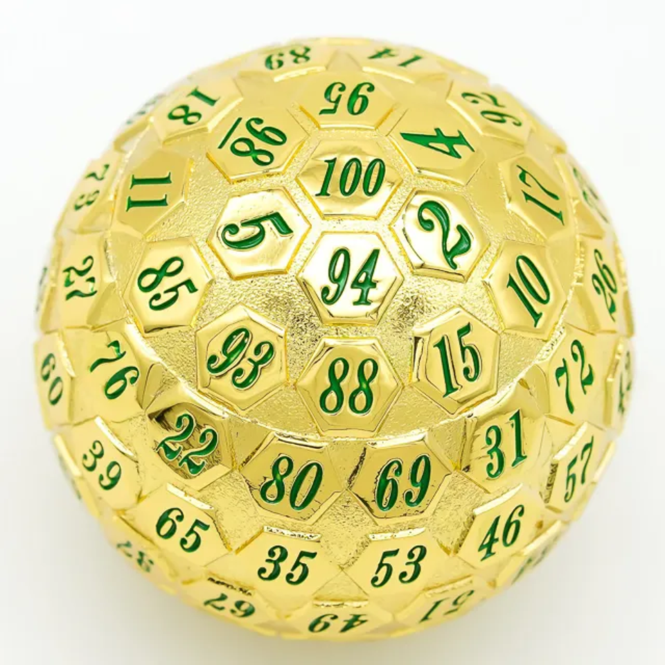 Golden Oracle | 45mm D100 | Metal - DICE