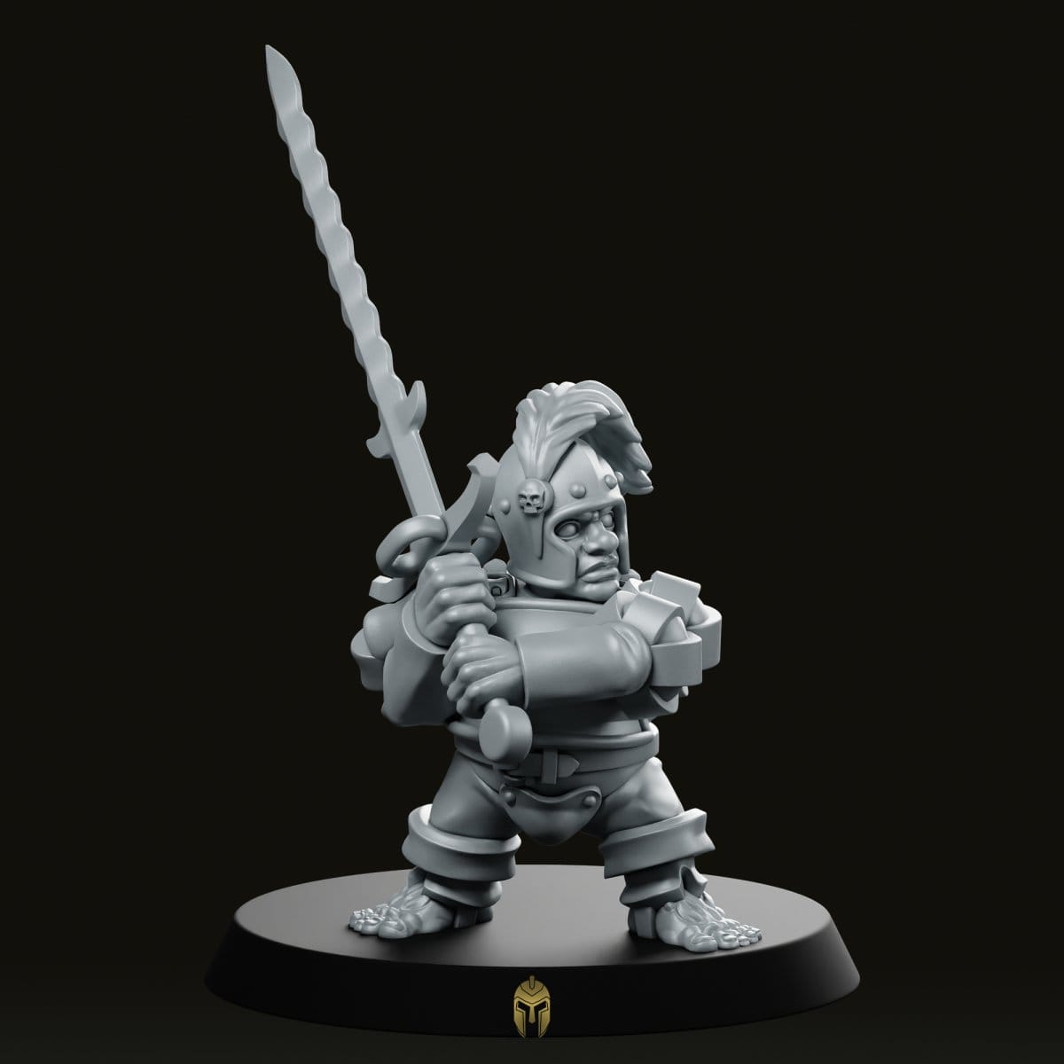 We Print Miniatures Fantasy Halfling Elite Seven Hobbit Miniature