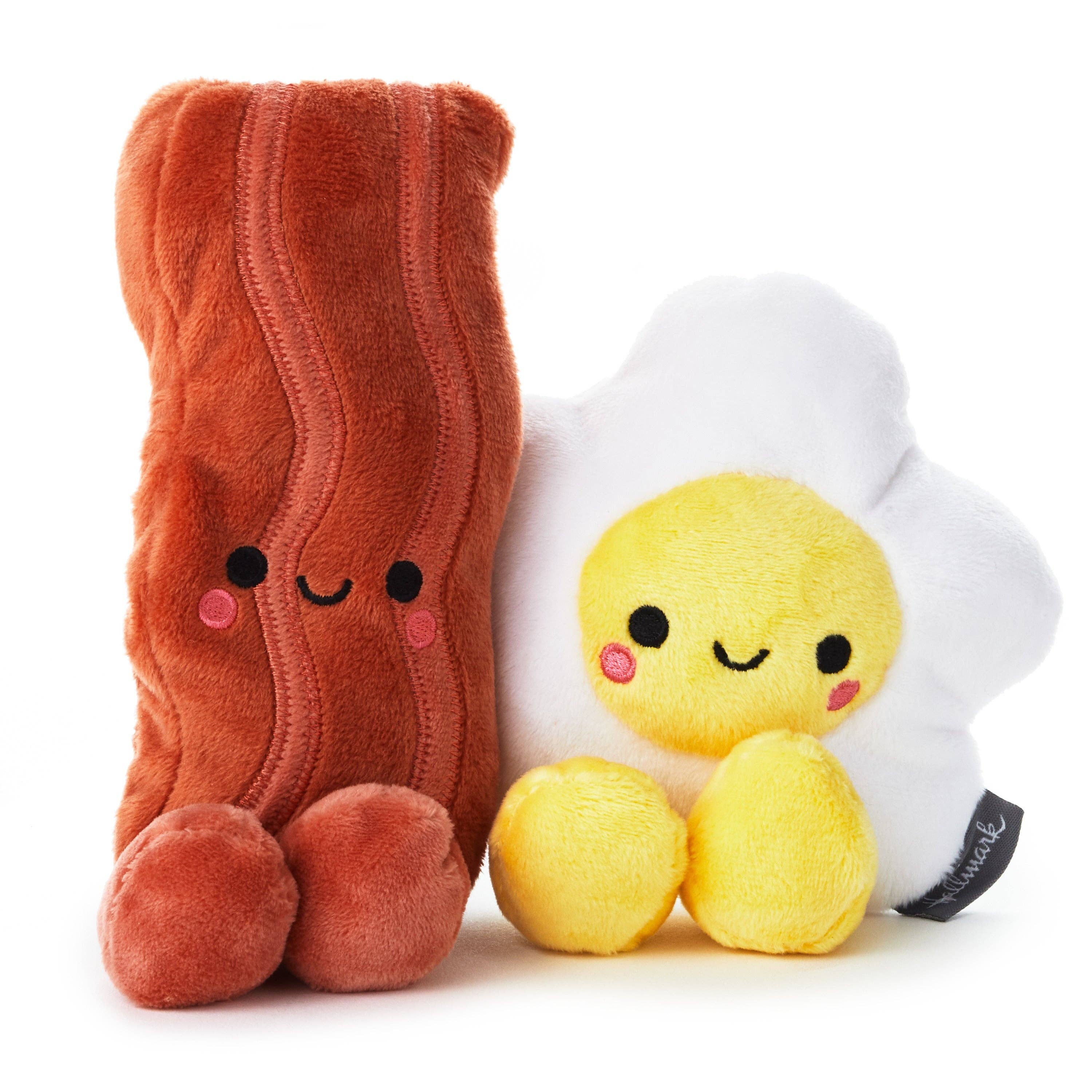 Hallmark Plushie Better Together Bacon & Egg Magnetic Soft Toy Pair