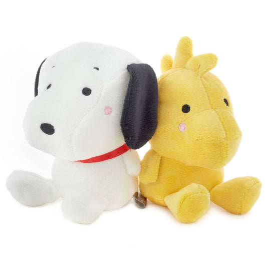 Hallmark Plushie Better Together Snoopy & Woodstock Magnetic Soft Plush Pair