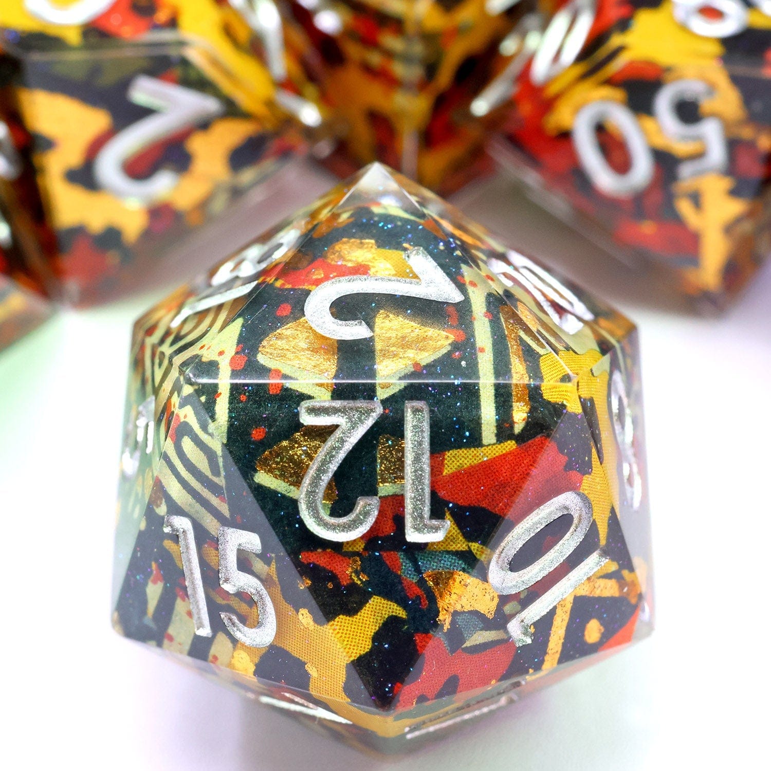 Tabletop Dominion DICE Hexbound Relic | Art Core Dice | 7 Piece Set