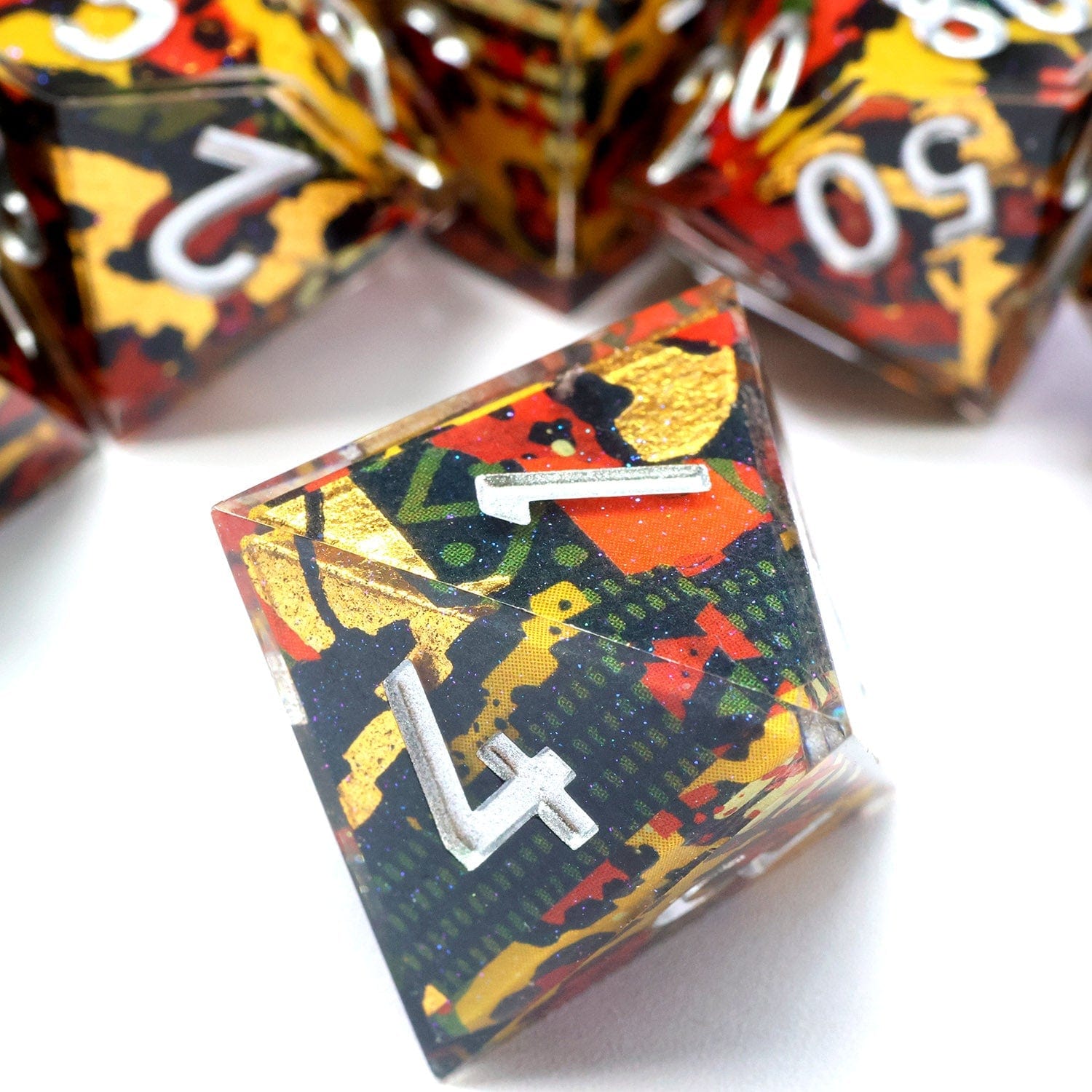 Tabletop Dominion DICE Hexbound Relic | Art Core Dice | 7 Piece Set