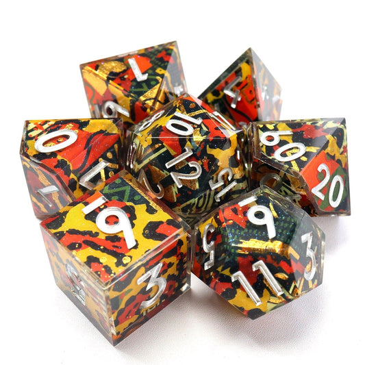 Hexbound Relic | Art Core Dice | 7 Piece Set.