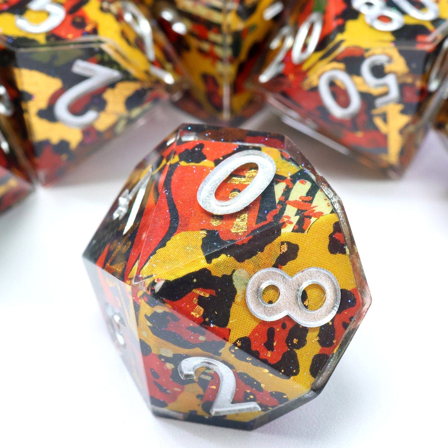 Tabletop Dominion DICE Hexbound Relic | Art Core Dice | 7 Piece Set