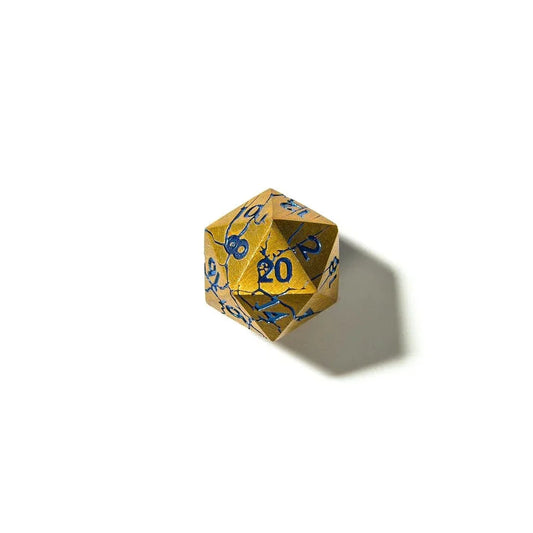 Tabletop Dominion DICE Hextech | Solid Metal | 7 Piece Set
