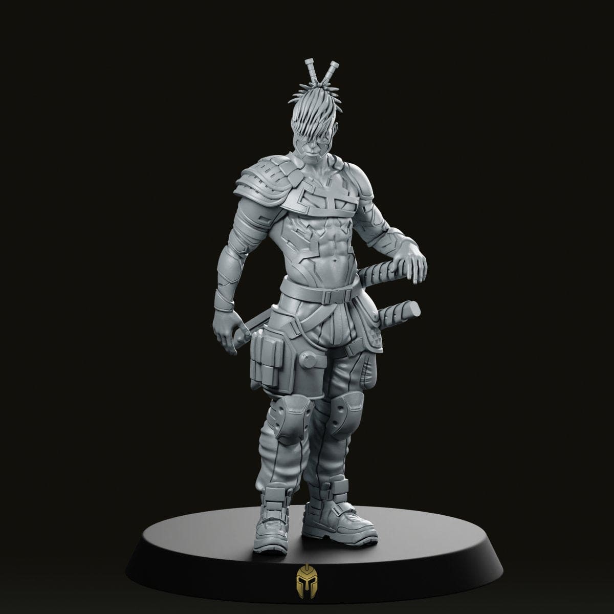 We Print Miniatures Science Fiction Hiroshi 01 Cyberpunk Miniature