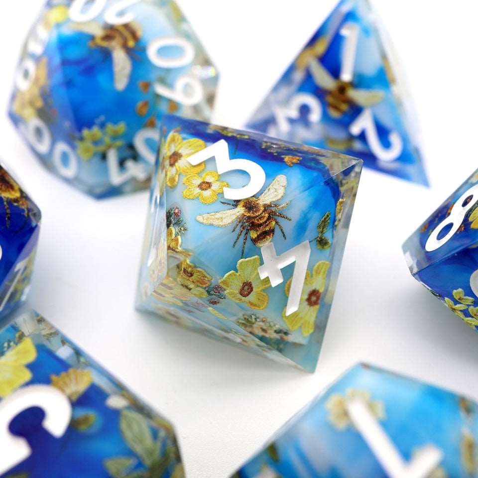 Honeyed Horizon | Art Core Dice| 7 Piece Set - DICE