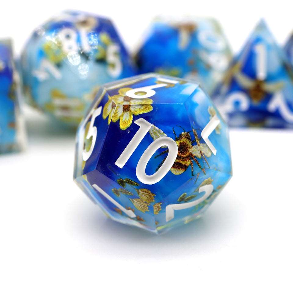 Honeyed Horizon | Art Core Dice| 7 Piece Set - DICE