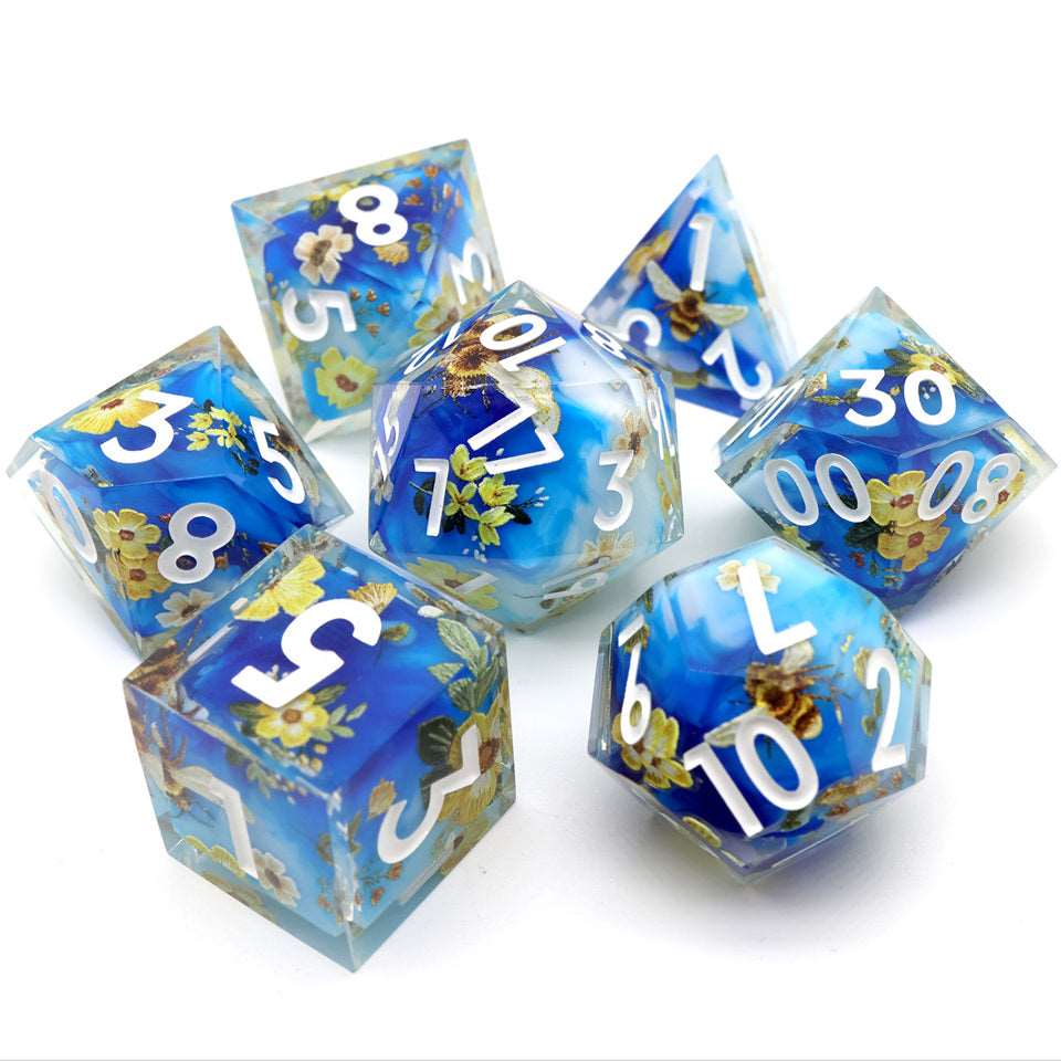 Honeyed Horizon | Art Core Dice| 7 Piece Set - DICE