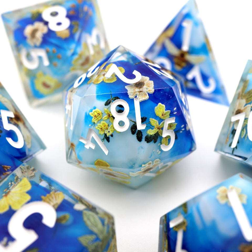Honeyed Horizon | Art Core Dice| 7 Piece Set - DICE