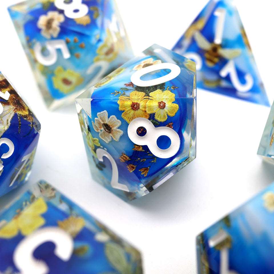Honeyed Horizon | Art Core Dice| 7 Piece Set - DICE