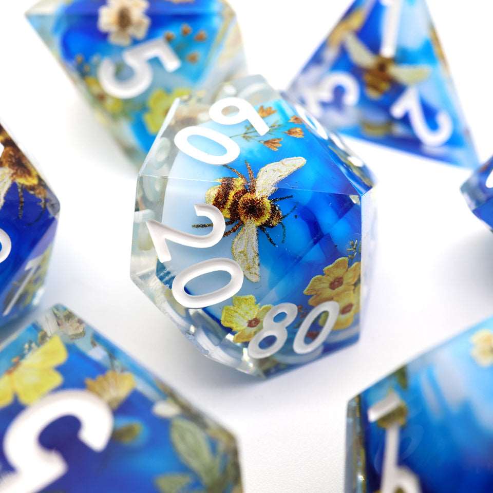 Honeyed Horizon | Art Core Dice| 7 Piece Set - DICE