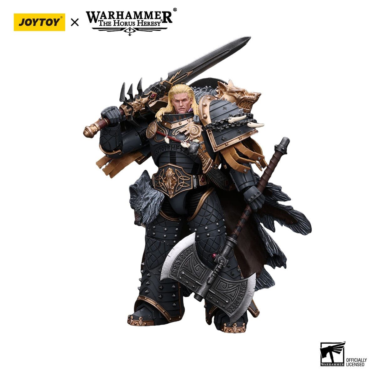 Collectibles Joy Toy Warhammer 40k: Space Wolves Leman Russ Primarch 12cm 6973130376137