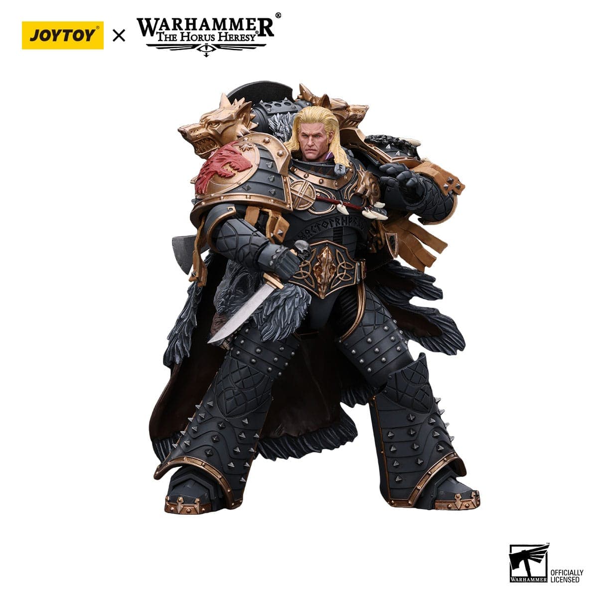 Collectibles Joy Toy Warhammer 40k: Space Wolves Leman Russ Primarch 12cm 6973130376137