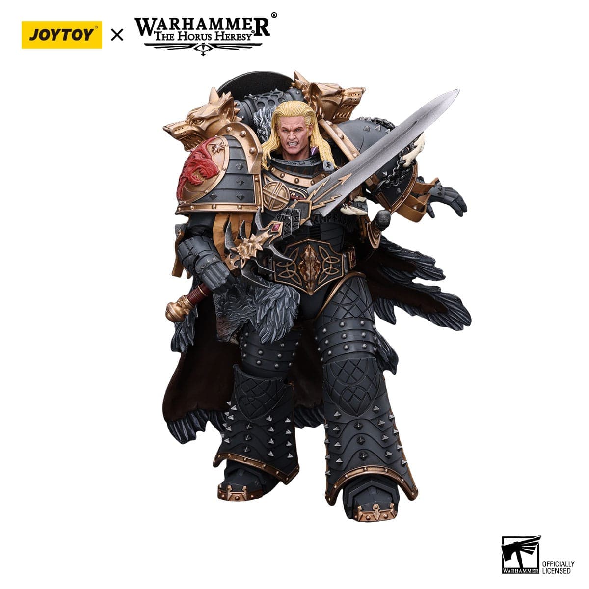 Collectibles Joy Toy Warhammer 40k: Space Wolves Leman Russ Primarch 12cm 6973130376137