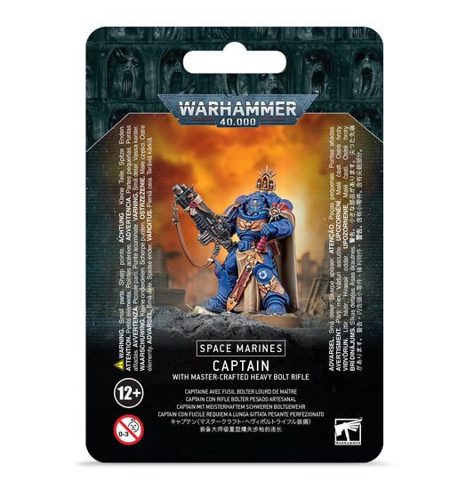 Space Marine SPACE MARINE CAPTAIN WITH MASTER-CRAFTED BOLT RIFLE 5011921138951