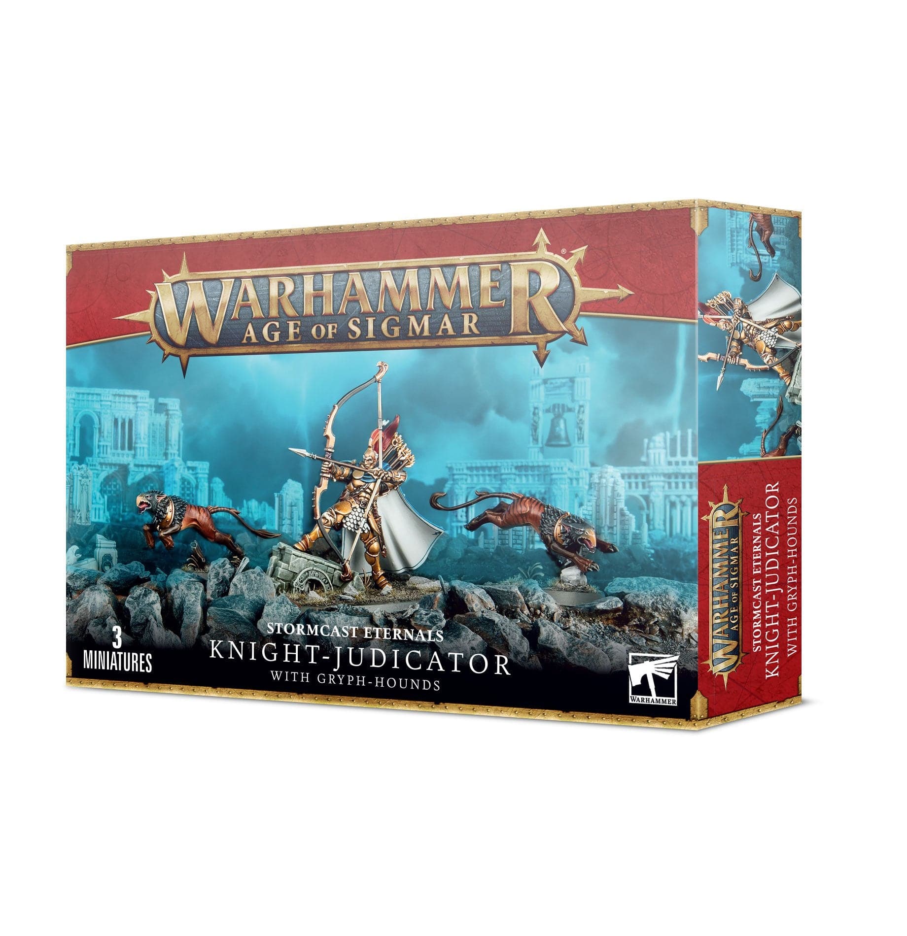 Stormcast Eternals STORMCAST ETERNALS: KNIGHT-JUDICATOR WITH GRYPH-HOUNDS 5011921154265