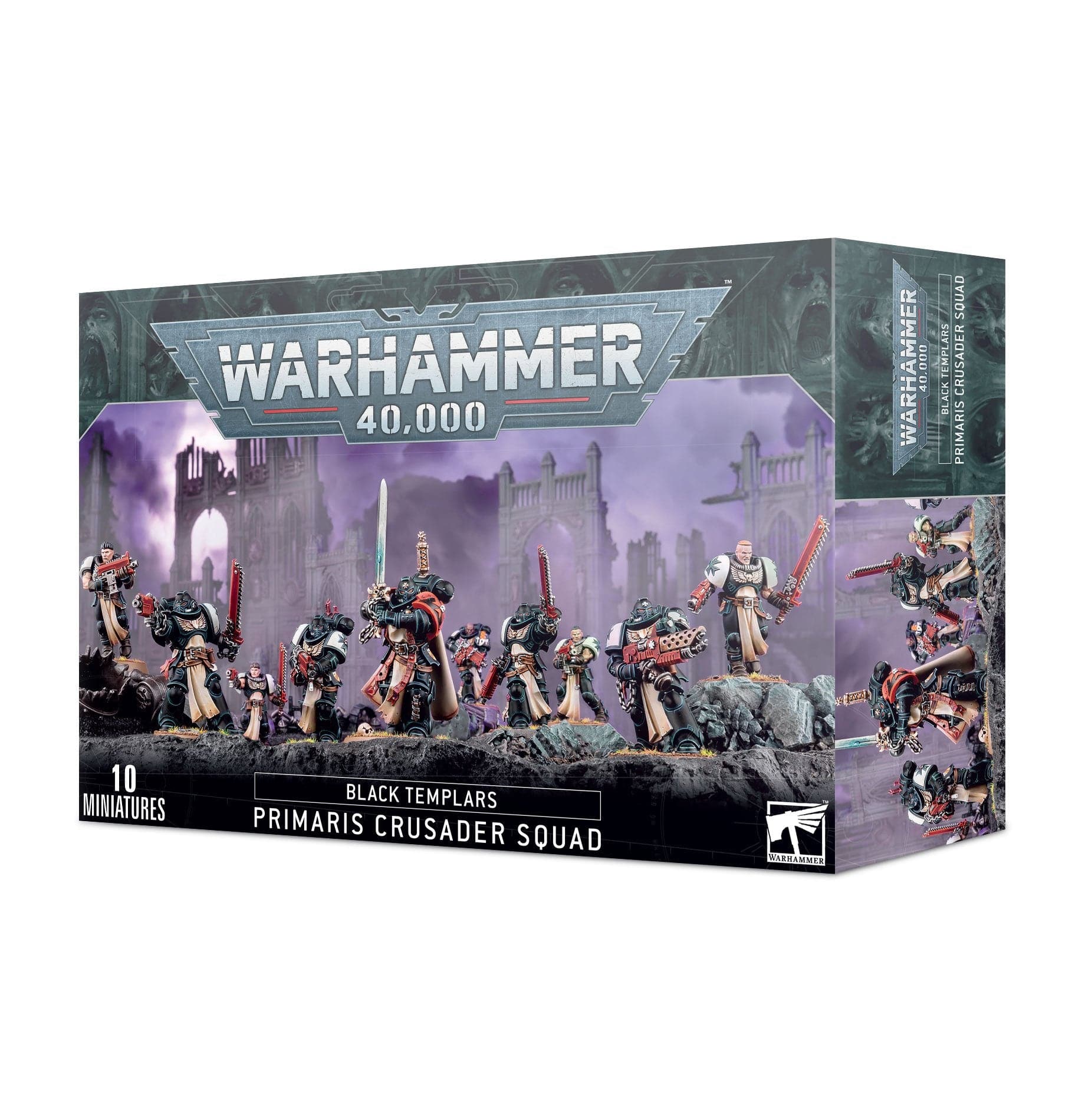 Space Marine BLACK TEMPLARS: PRIMARIS CRUSADER SQUAD 5011921149278