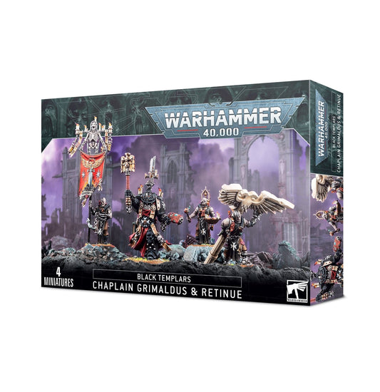 Space Marine BLACK TEMPLARS: GRIMALDUS & RETINUE 5011921155675