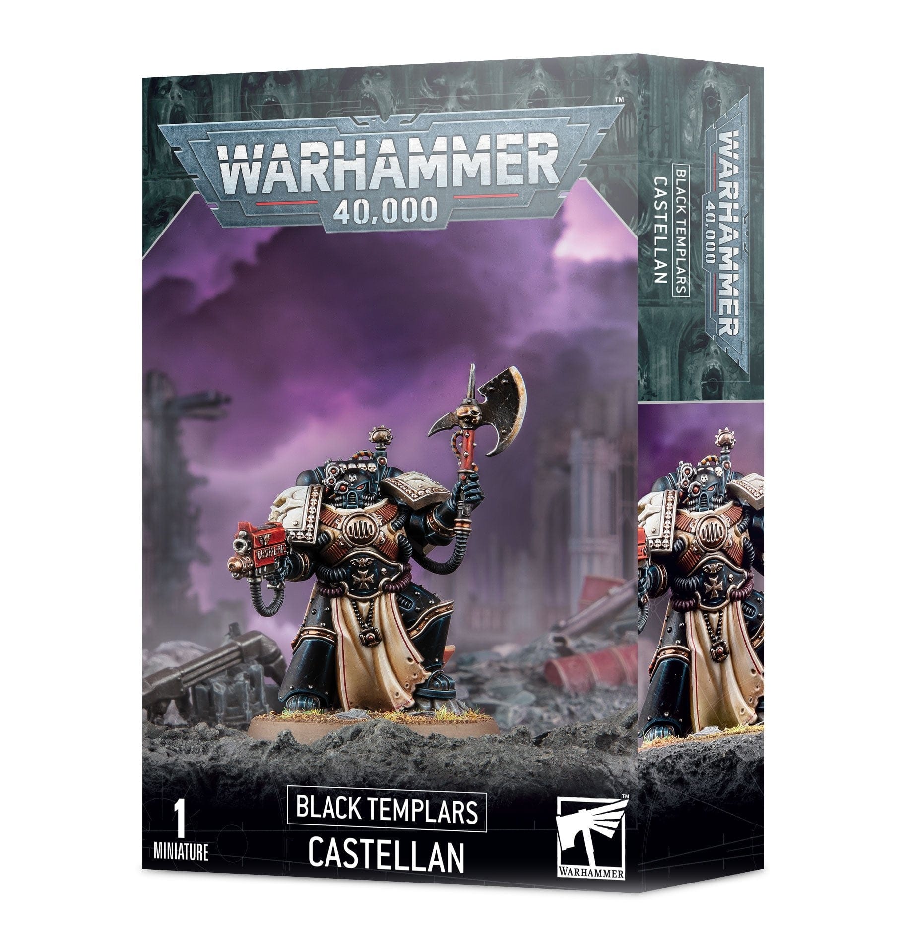 Space Marine BLACK TEMPLARS CASTELLAN 5011921162871