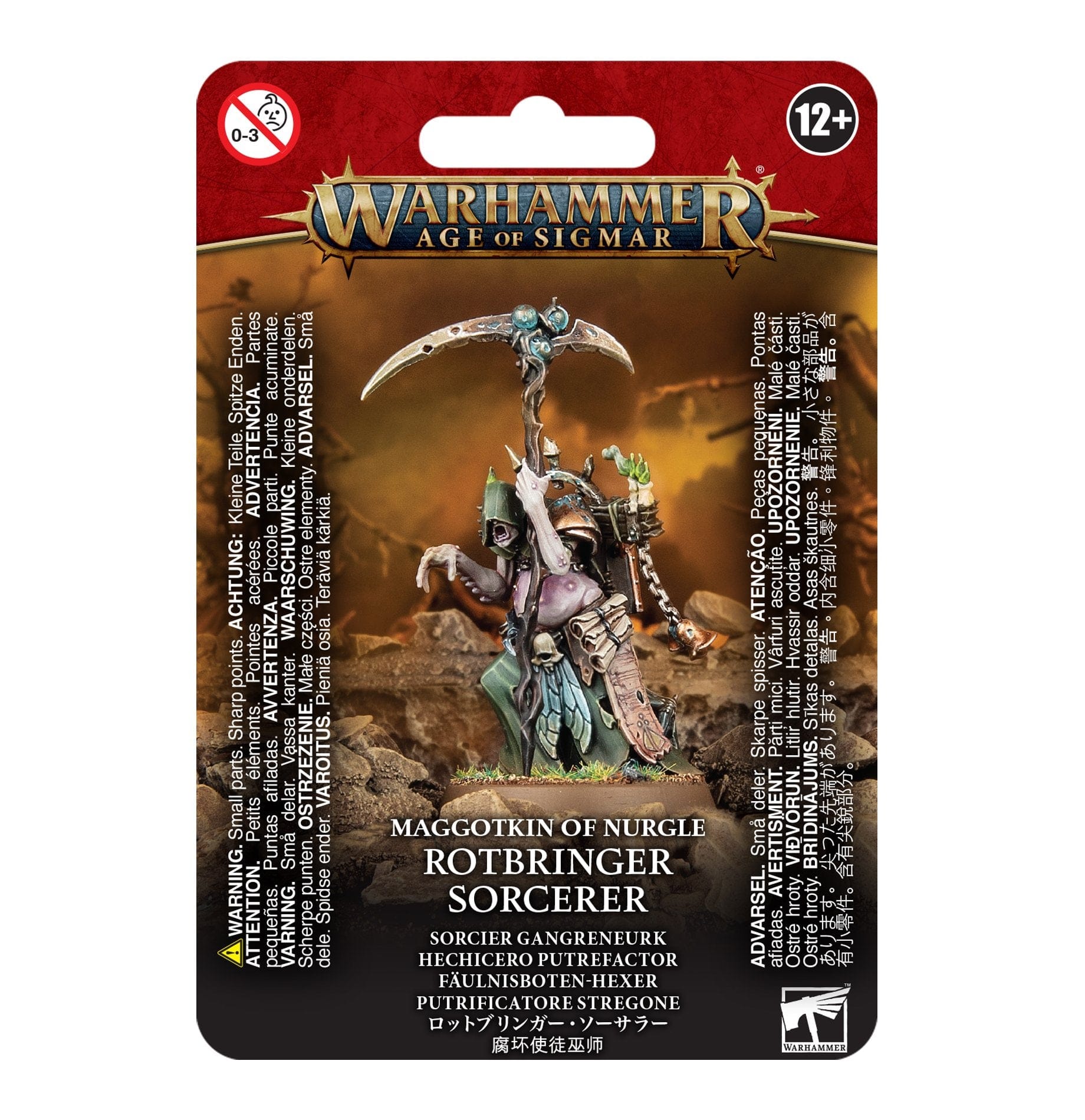 Maggotkin of Nurgle MAGGOTKIN OF NURGLE: ROTBRINGER SORCERER 5011921254781