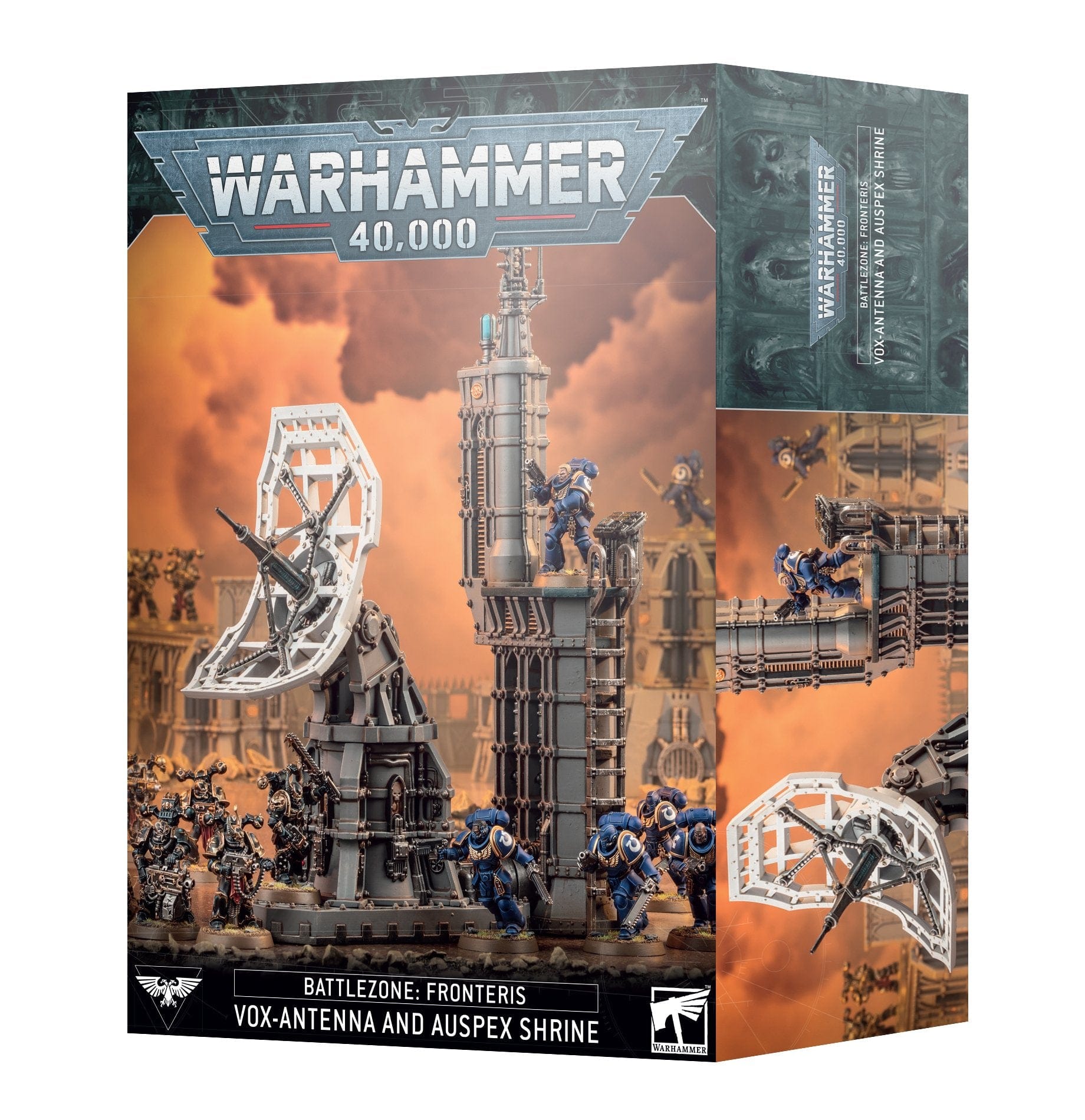 40k Scenery BATTLEZONE FRONTERIS: VOX-ANTENNA/AUSPEX SHRINE 5011921177608