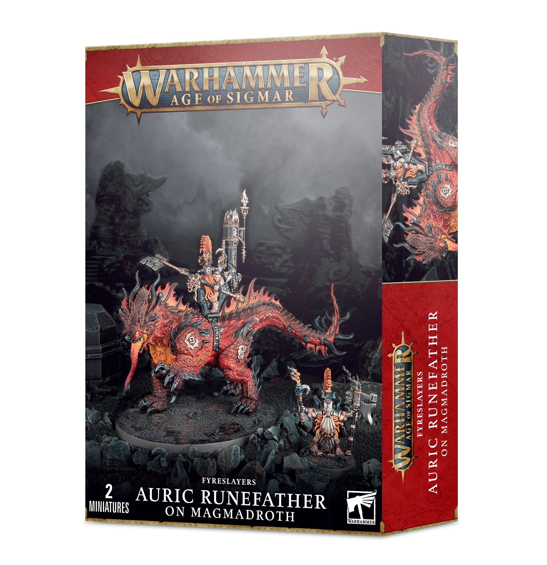 Fyreslayers Fireslayers: Auric Runefather on Magmadroth 5011921173532