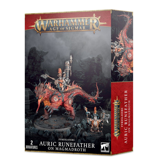 Fyreslayers Fireslayers: Auric Runefather on Magmadroth 5011921173532