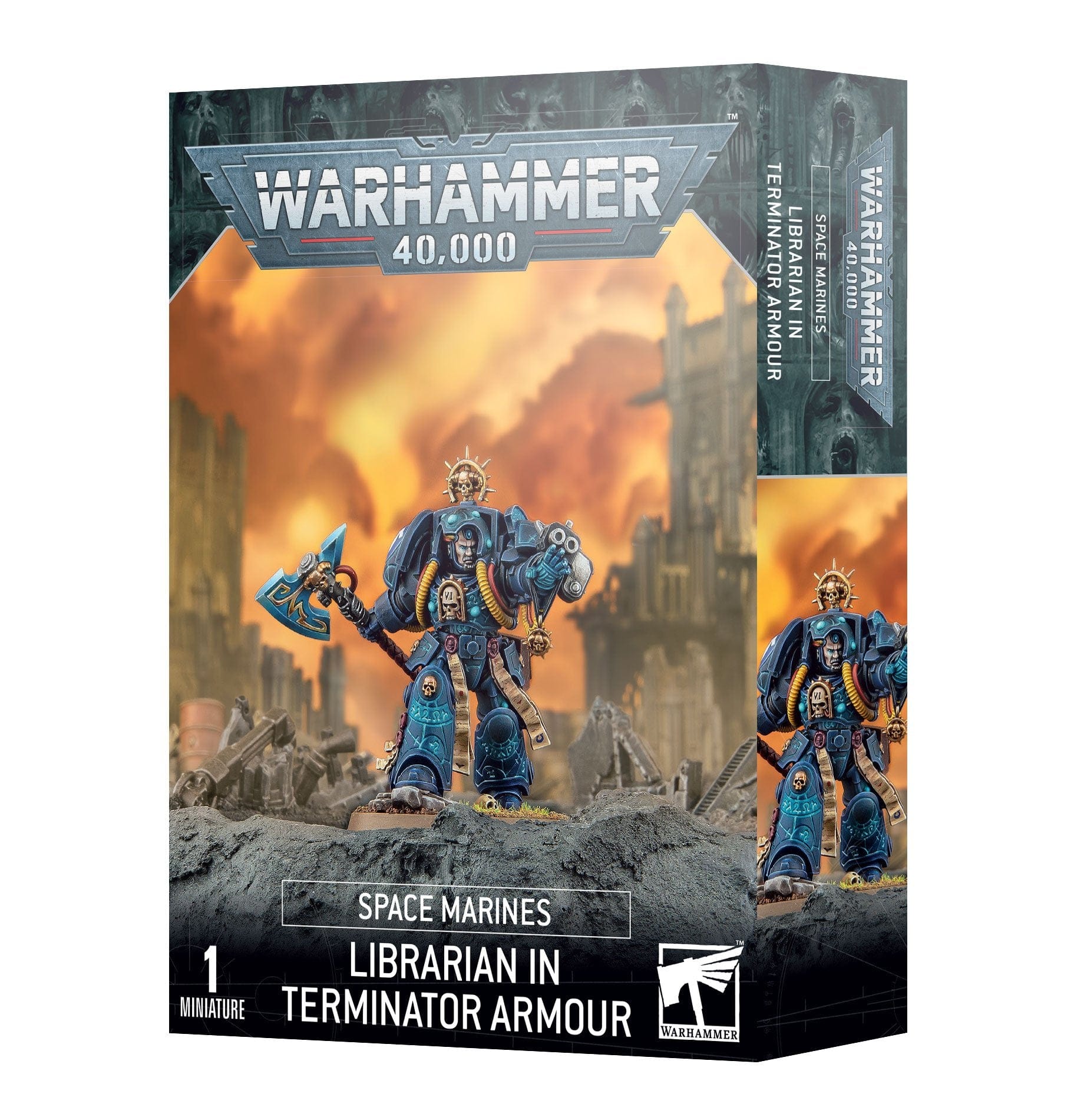 Space Marine SPACE MARINE LIBRARIAN IN TERMINATOR ARMOUR 5011921199501